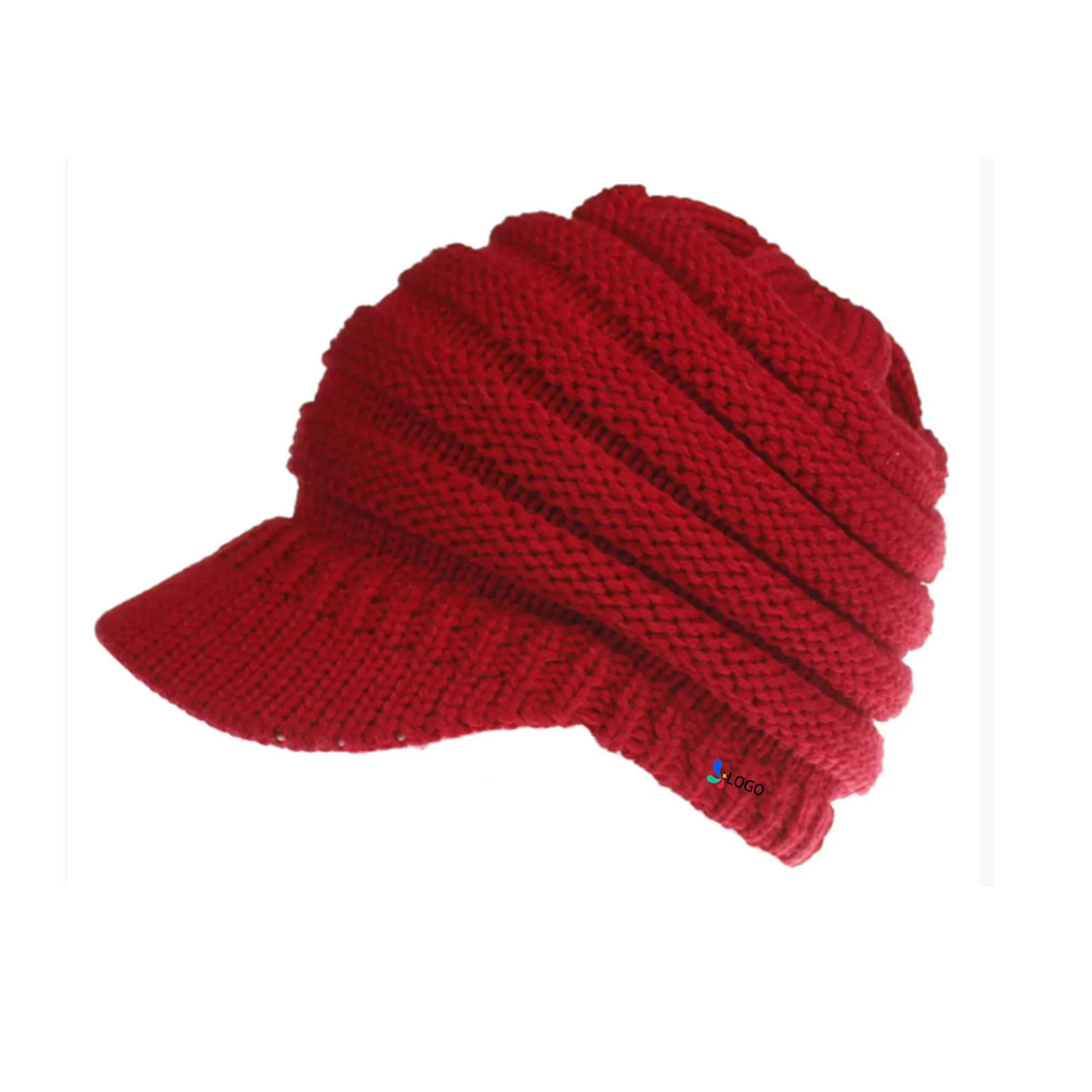 Knit Beanie Tail Hat for Adults 5