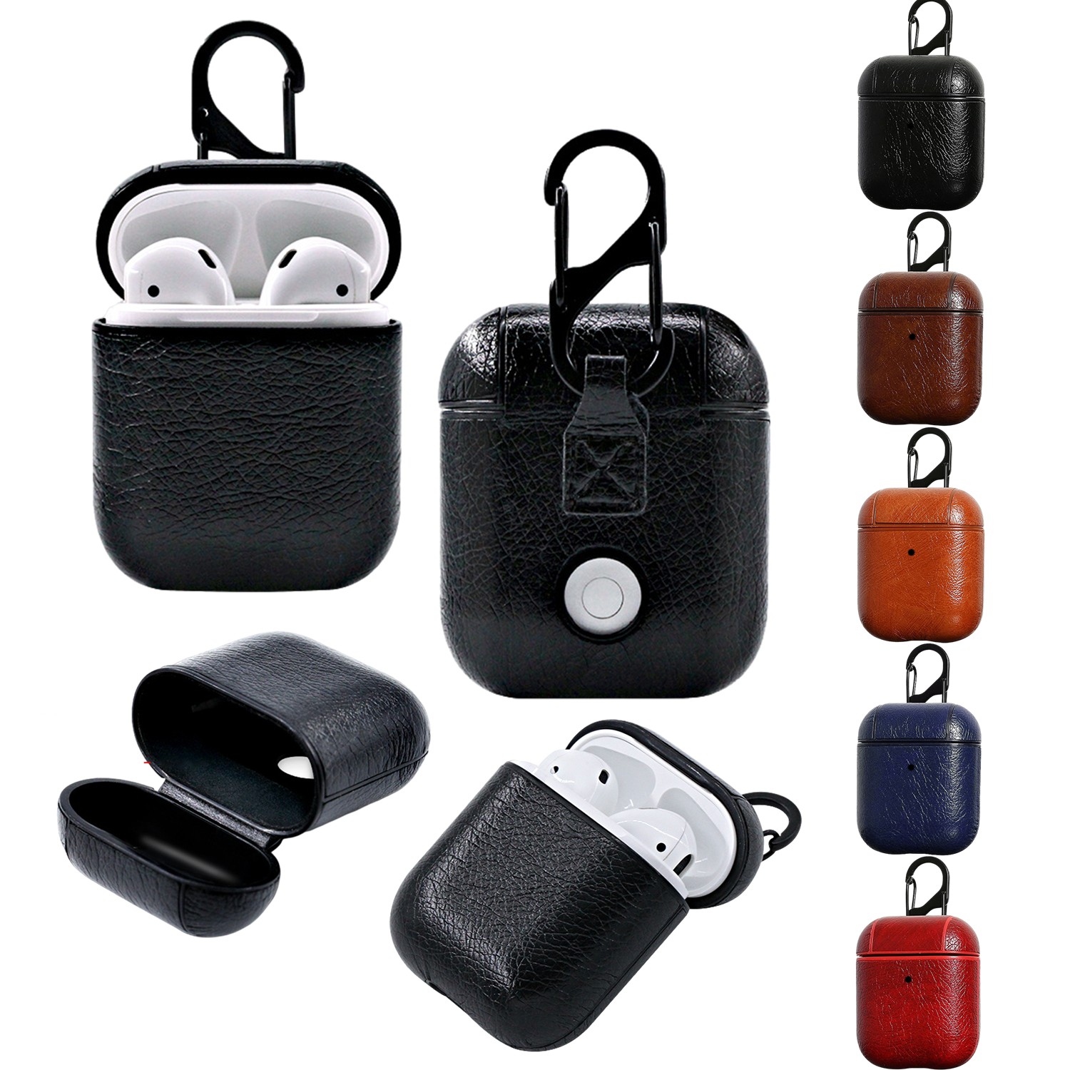 Pu Leather Wireless Earphones Protection Case 2