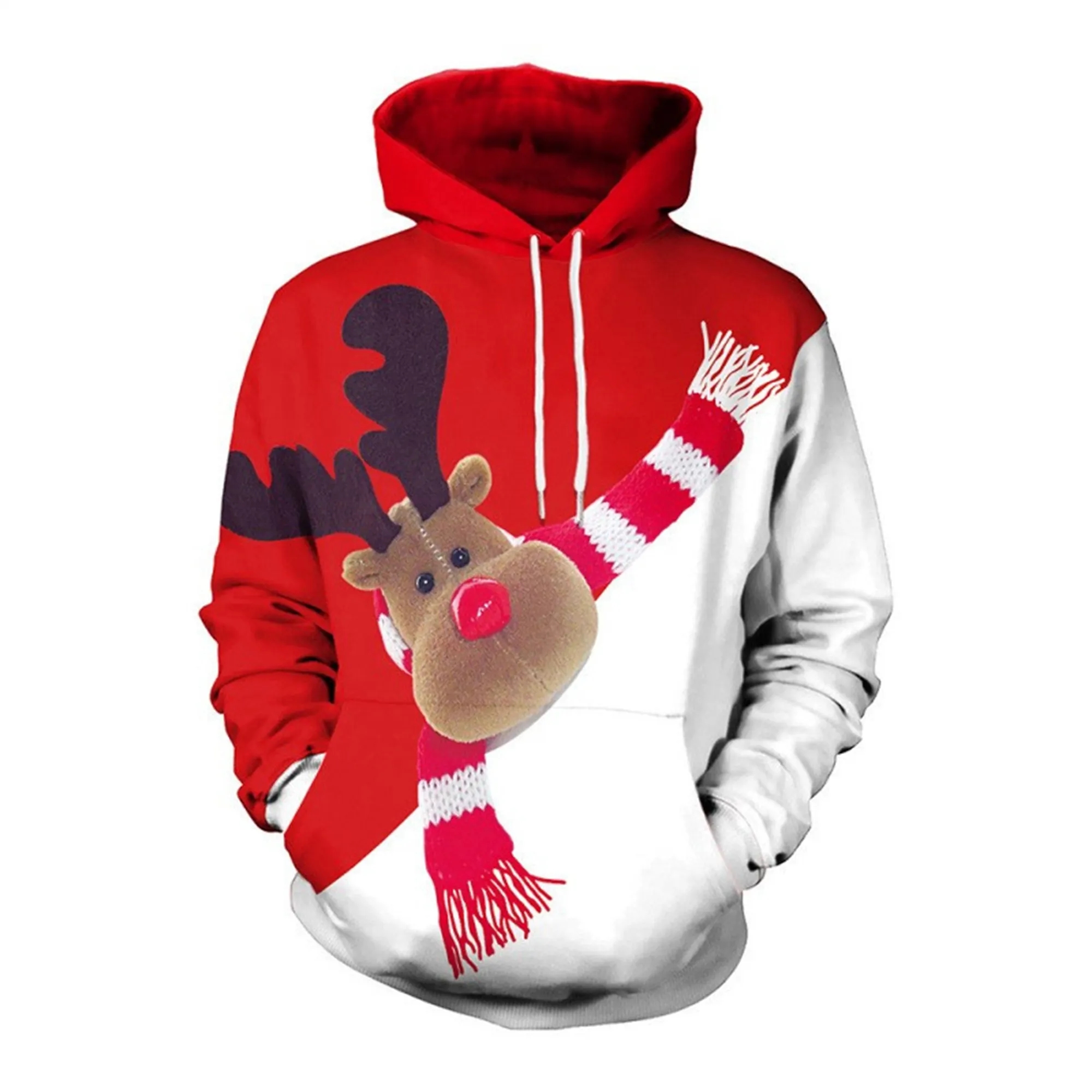 Full Color Christmas 3D Print Graphic Hoodies 6