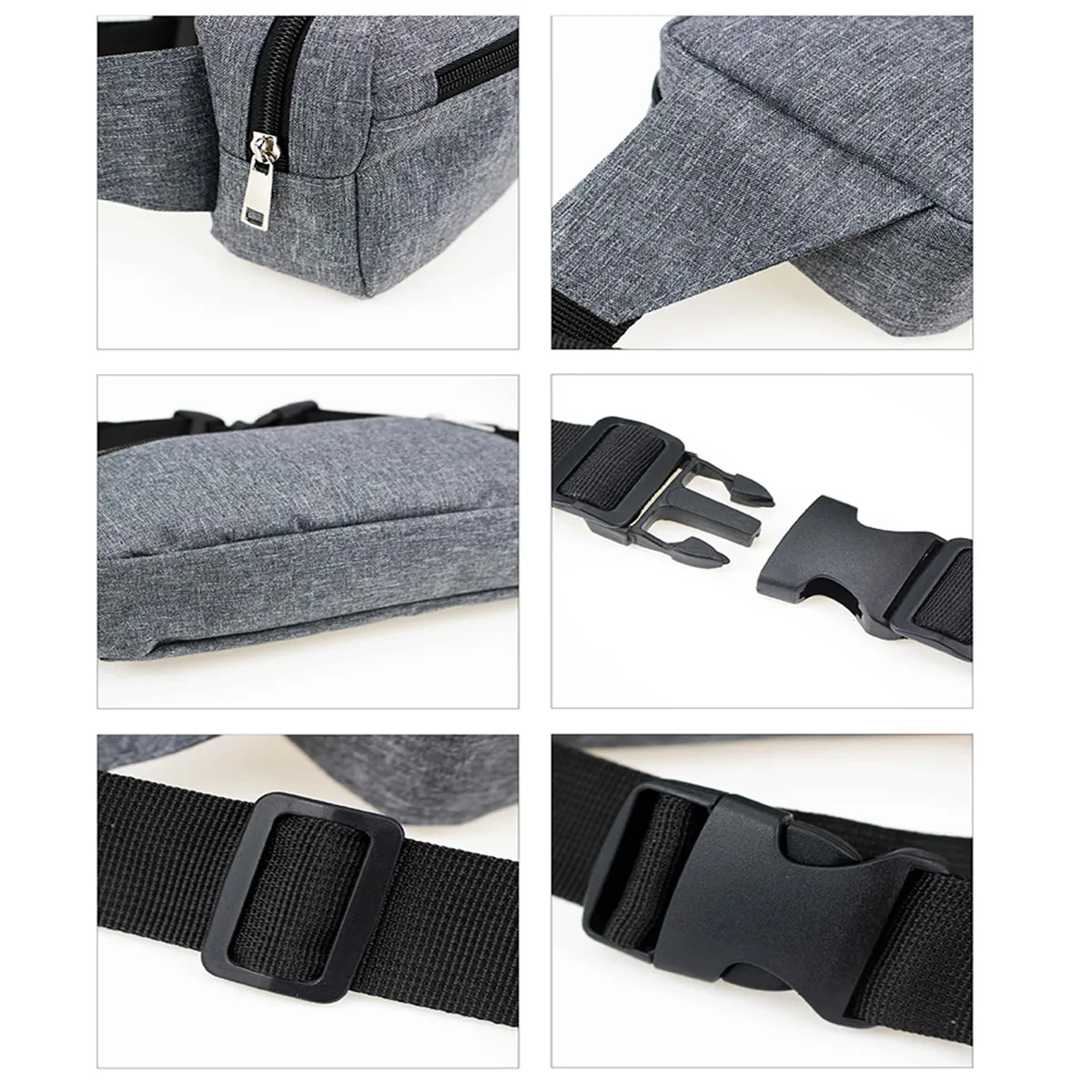 Sports Fanny Pack Messenger Crossbody Belt Travel Bag 4