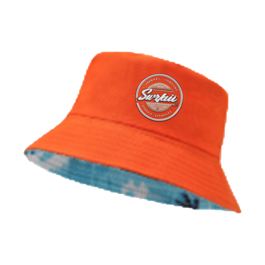 Rush - Reversible Poly Bucket Hat - Inside Palm Print 9