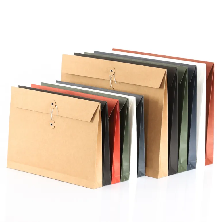 Kraft String Envelope File Folder 4