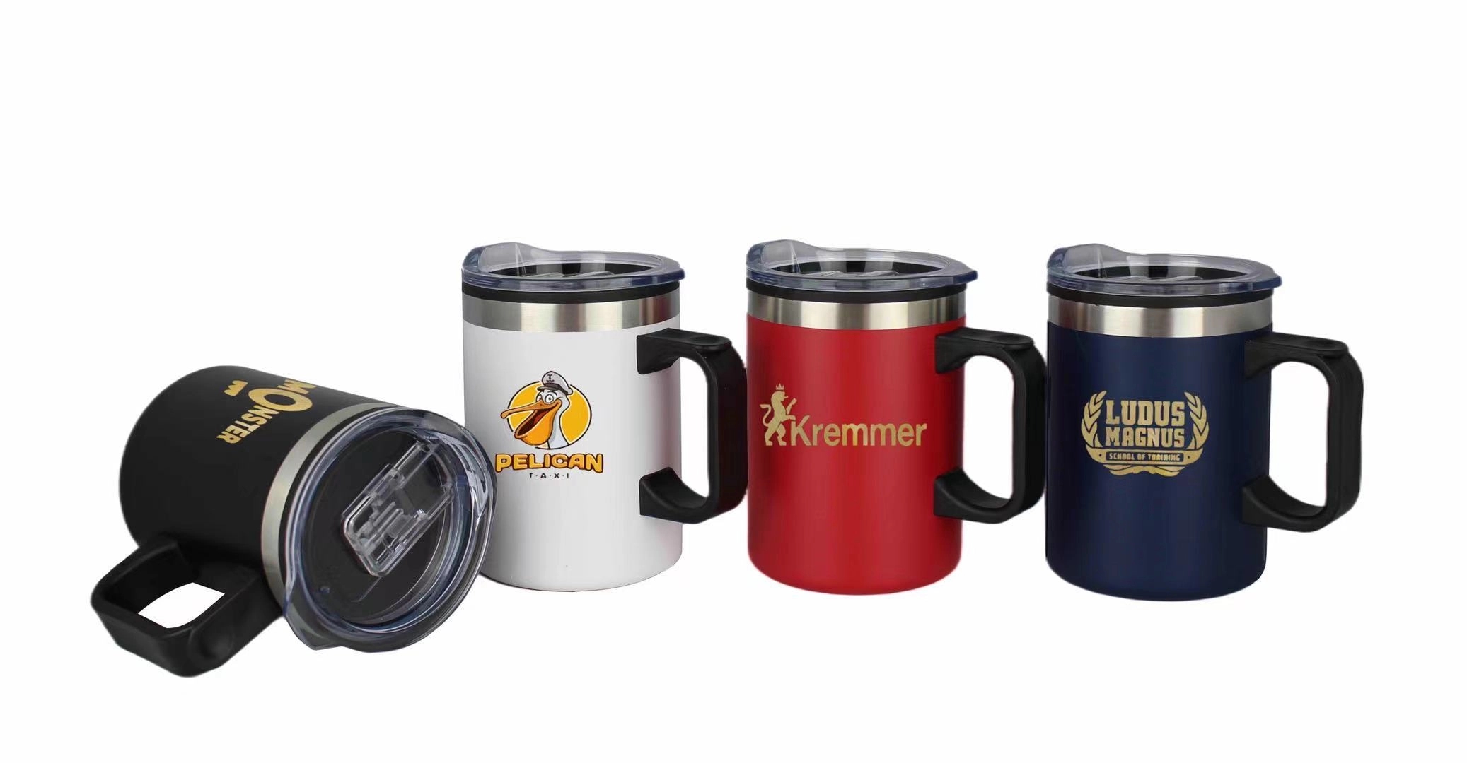 14oz. Stainless Camping Mug W/Handle 1