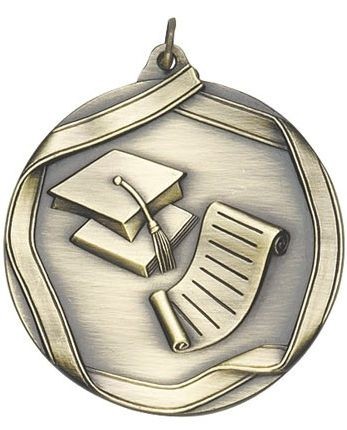 Scholastic Die Cast Medal, 2 1/4" 2