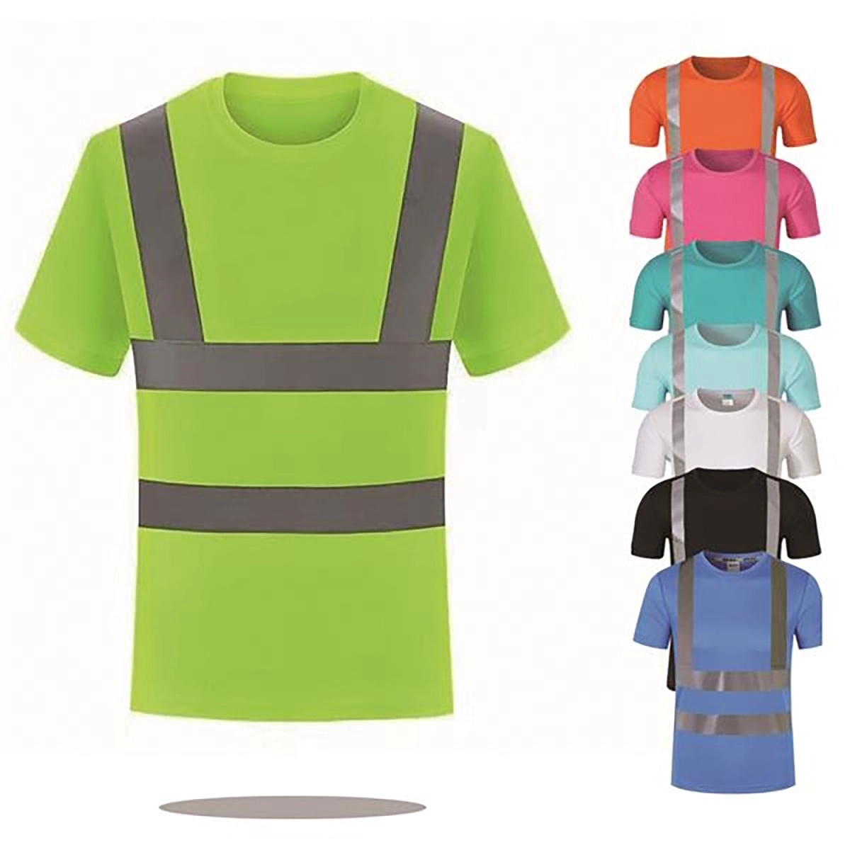 High Visibility Reflective Construction Safety T Shirt 2