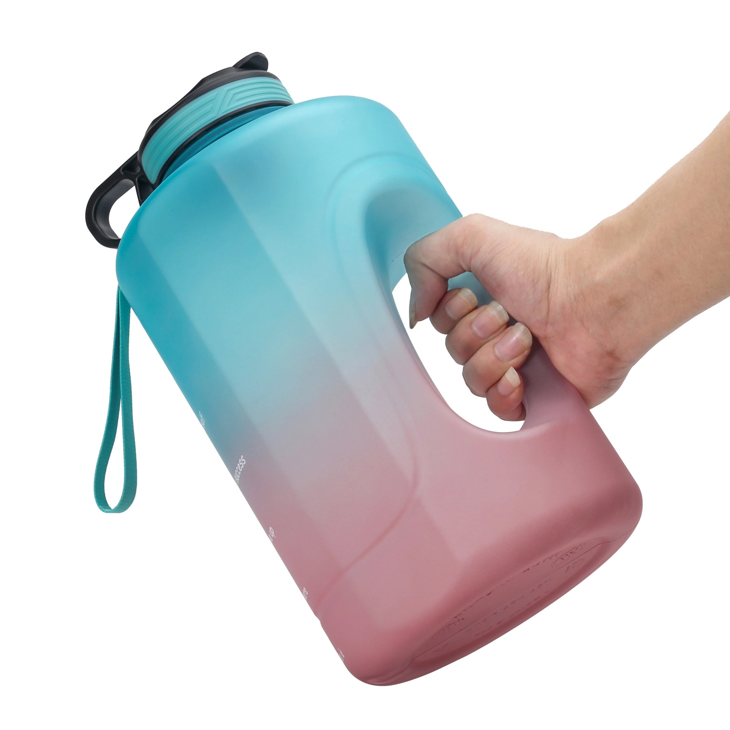 Custom 1 Gallon Water Bottle With Time Marker 4