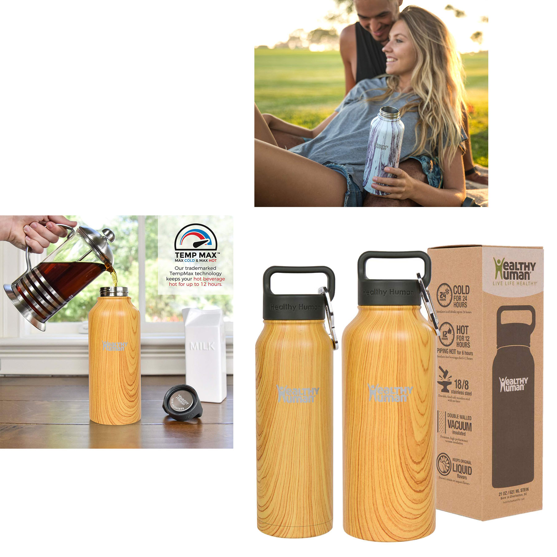 Stainless Steel Vacuum Insulated Water Bottle 2