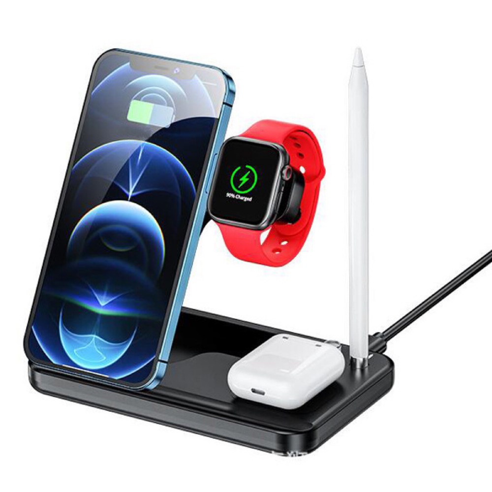 4-in-1 Tele-Pad Wireless Charging Station 4