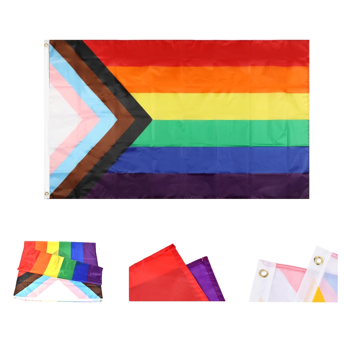 Progress Pride Rainbow Flag 1