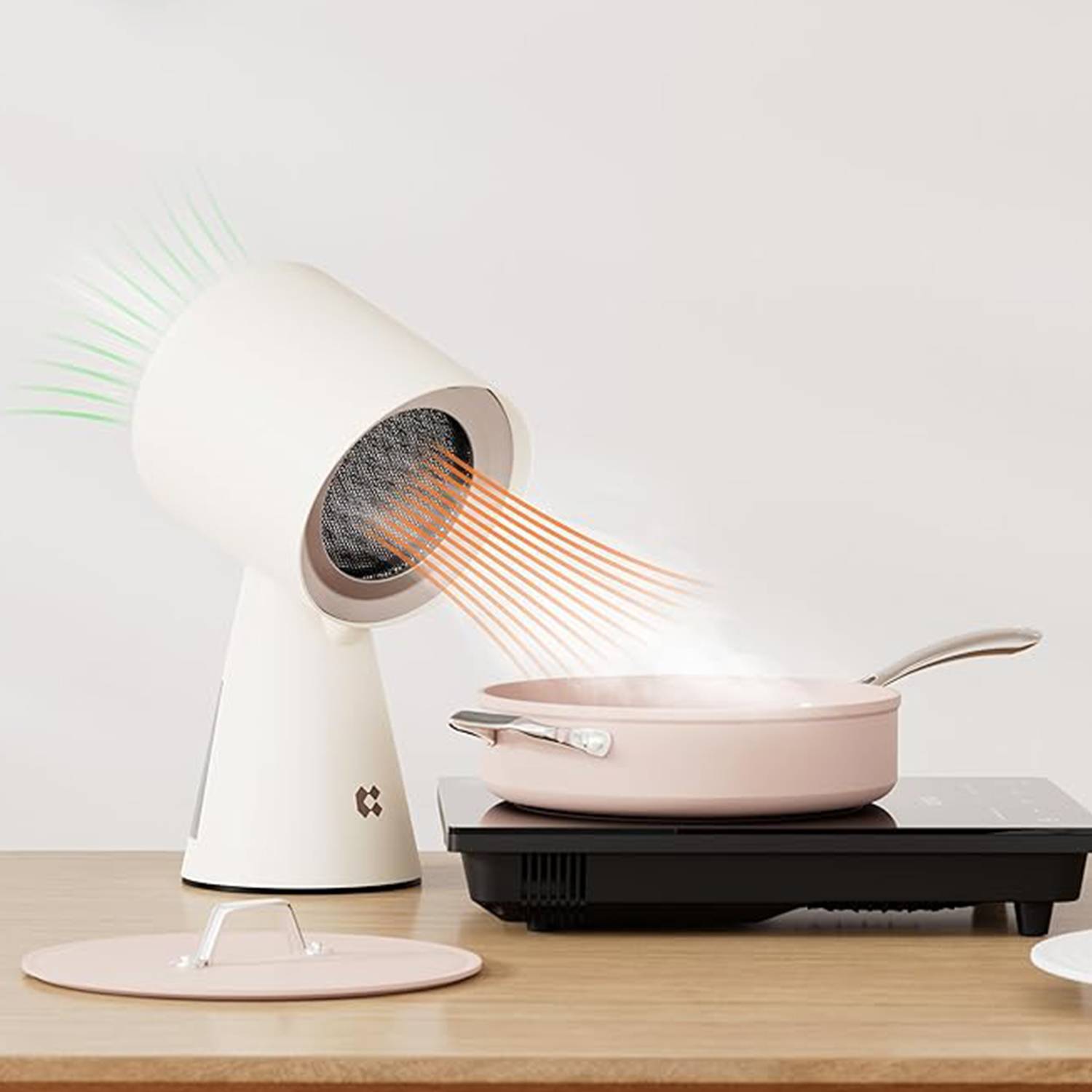 Desktop Range Hood with 2 Speed Exhaust Fan 4
