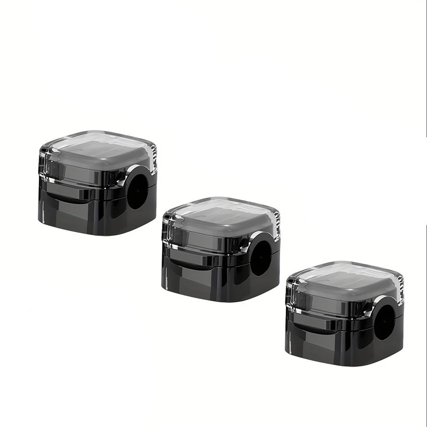 3Pcs ABS Magnetic Desktop Cable Organizer w/ Adhesive Base 1