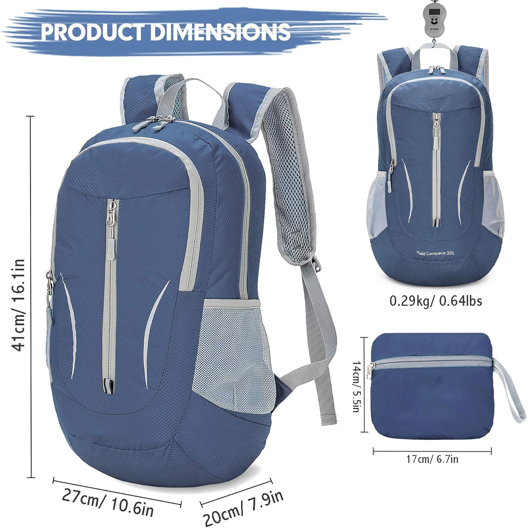 Ultra Lightweight Packable Backpack 1