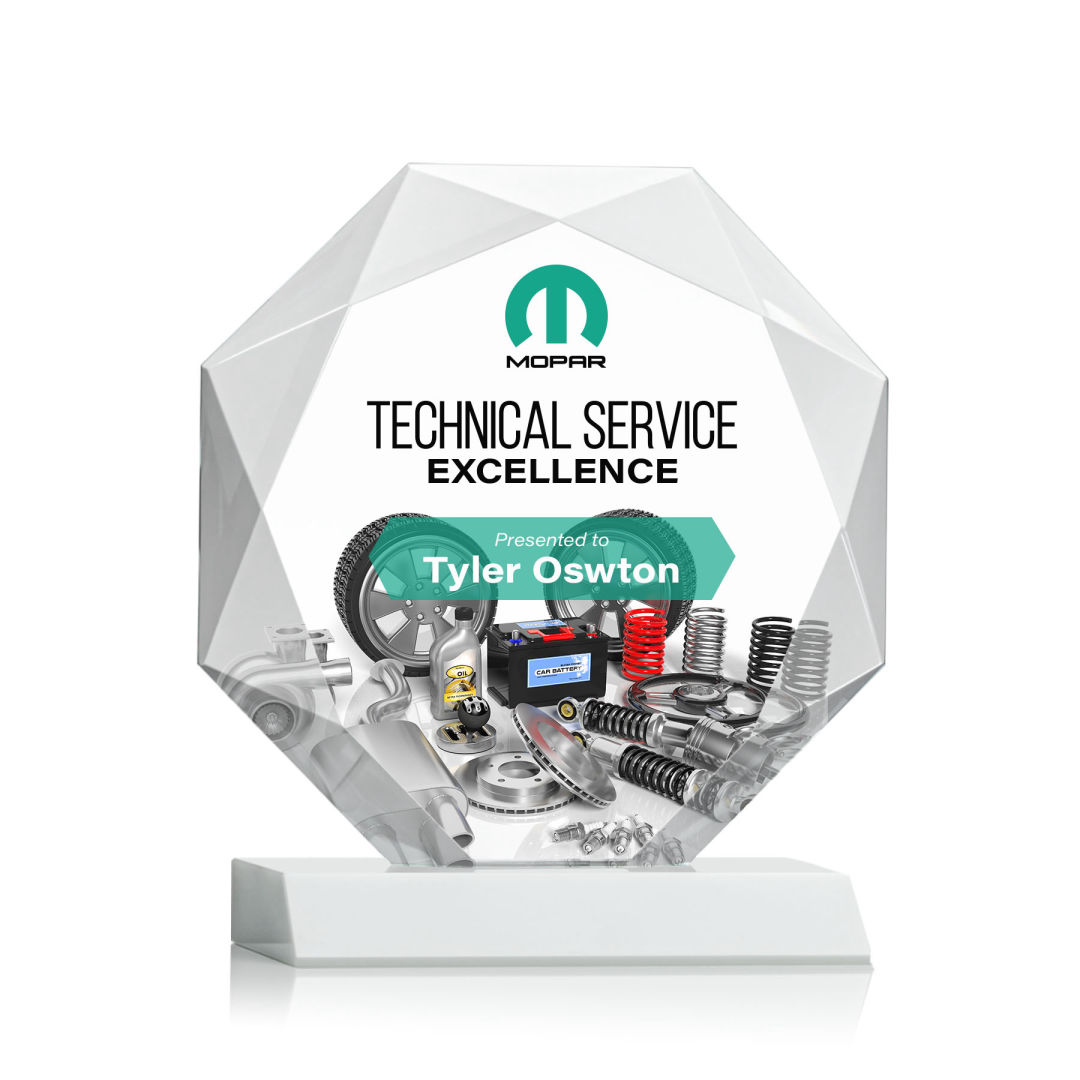 Kitchener VividPrint™ Award - White 8