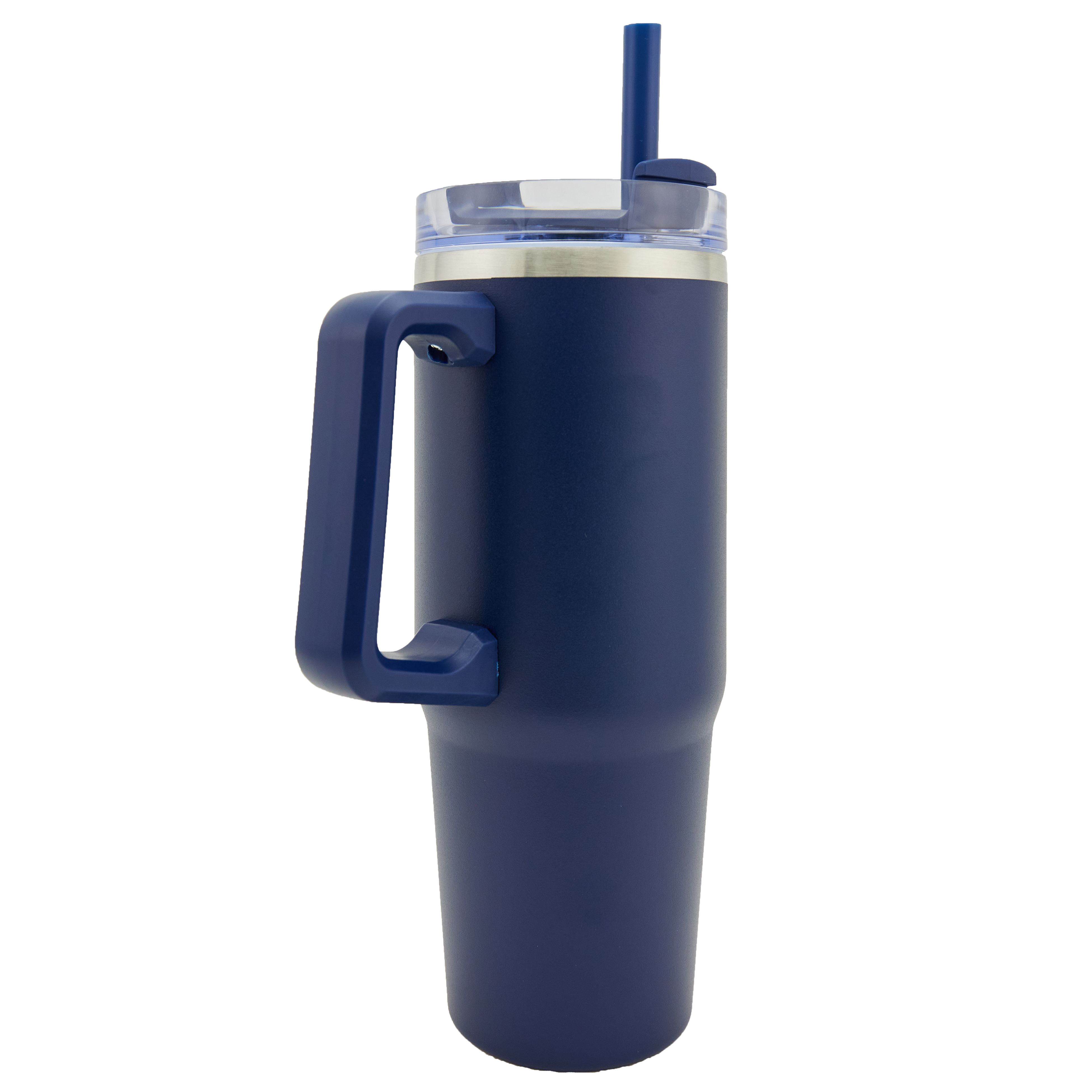 Newport 30 Oz. Double wall Stainless Steel Vacuum Insulated Tumbler w/Handle and Straw 33
