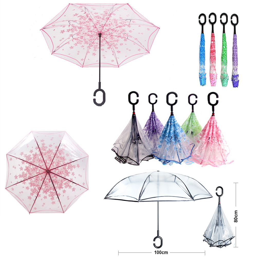 Transparent Reverse Inverted Umbrella 1