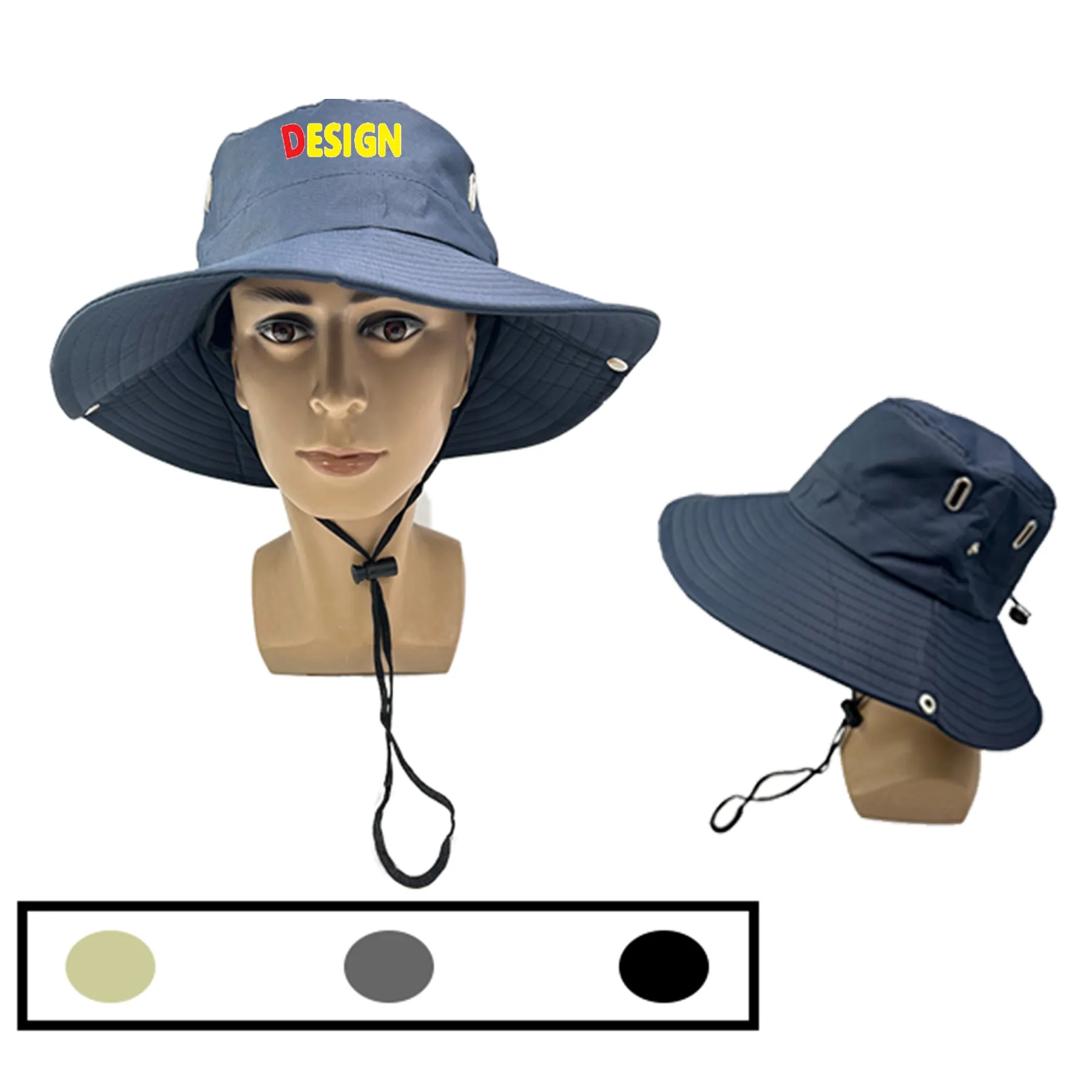 Embroidered Fishing Outdoor Hat 2