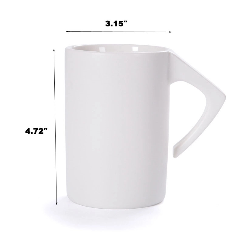 Custom Creative Handle Ceramic Mug 5