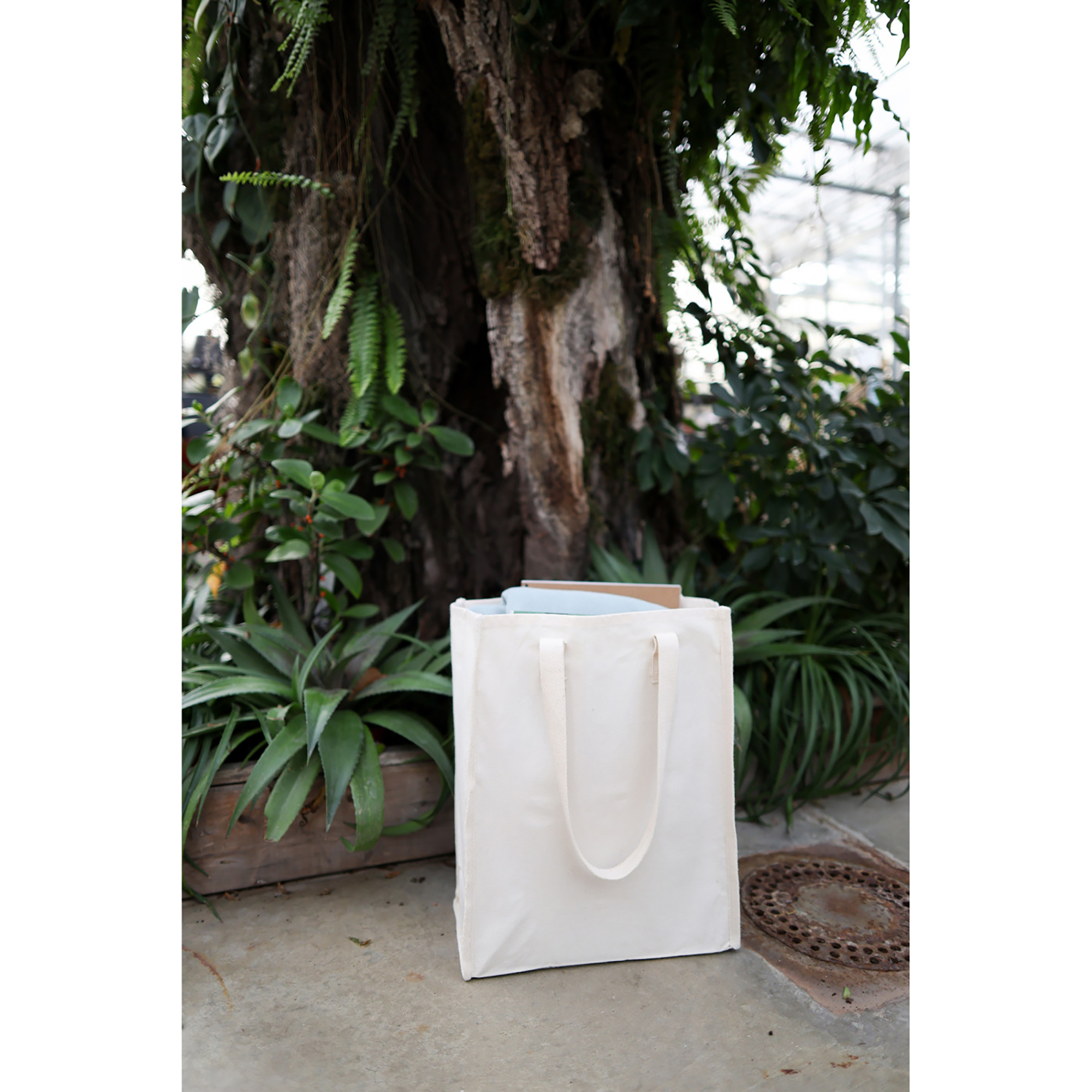 Recycled Cotton Market Tote Bag - AWARE™ 8