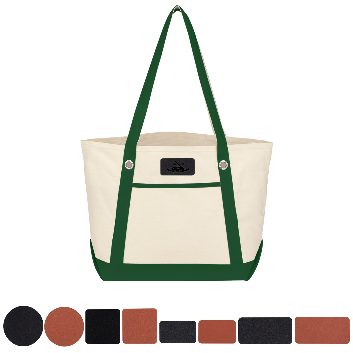 Medium Cotton Canvas Sailing Tote Bag 2