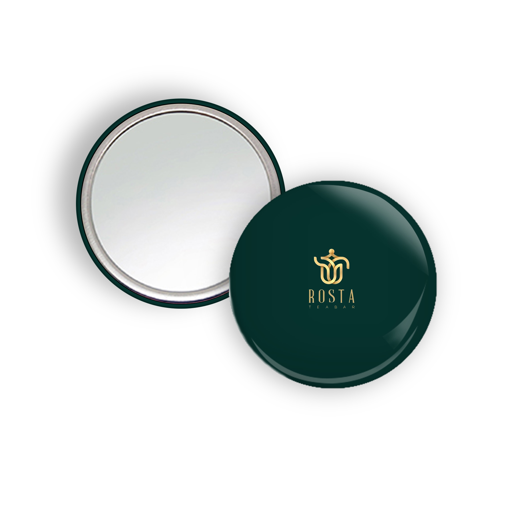 3" Full Color Round Tinplate mirror 2