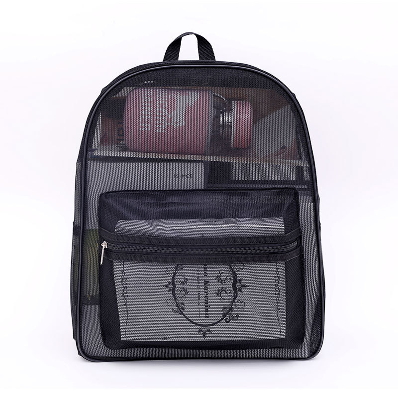 Heavy Duty Mesh Backpack w/Padded Shoulder Straps 5