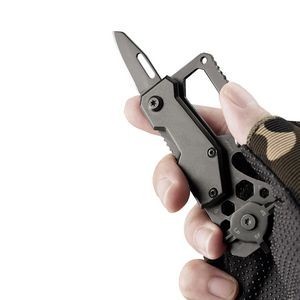 Versatile Multi Screwdriver With Carabiner And Knife 18