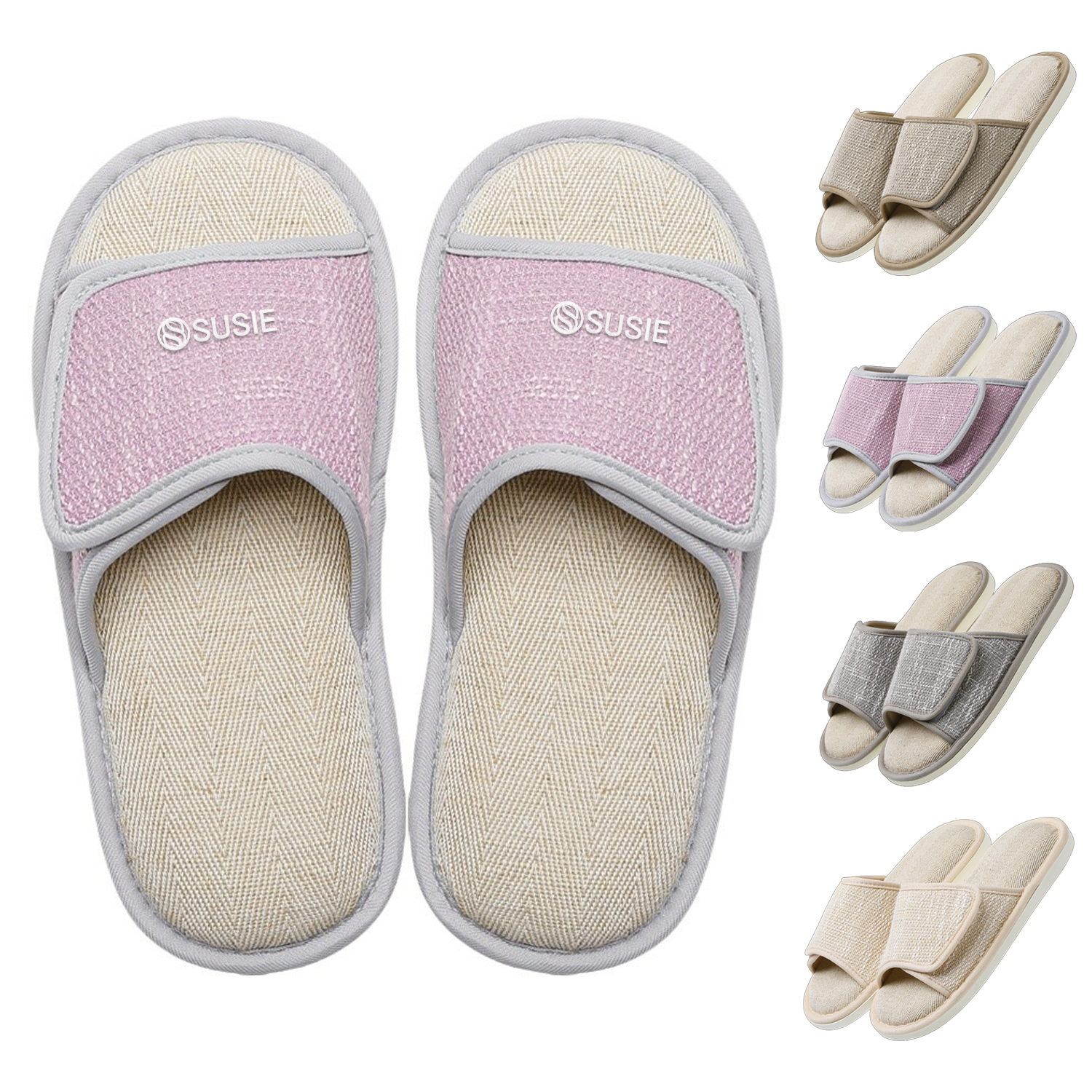 Lightweight Adjustable Buckle Non-Slip Slippers 3