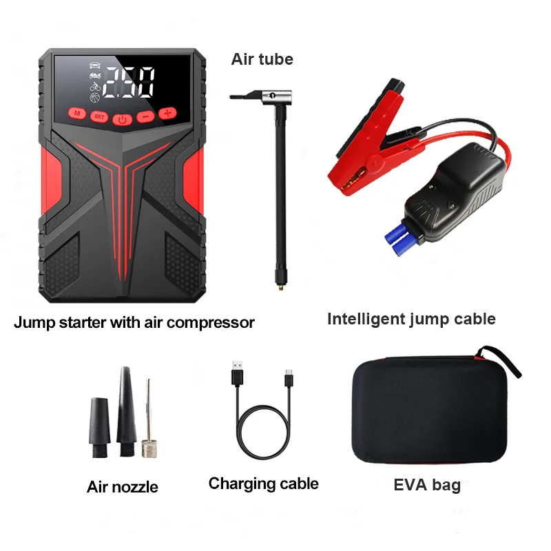 4 in 1 Multi-function Portable Car Emergency Jump Starter 5