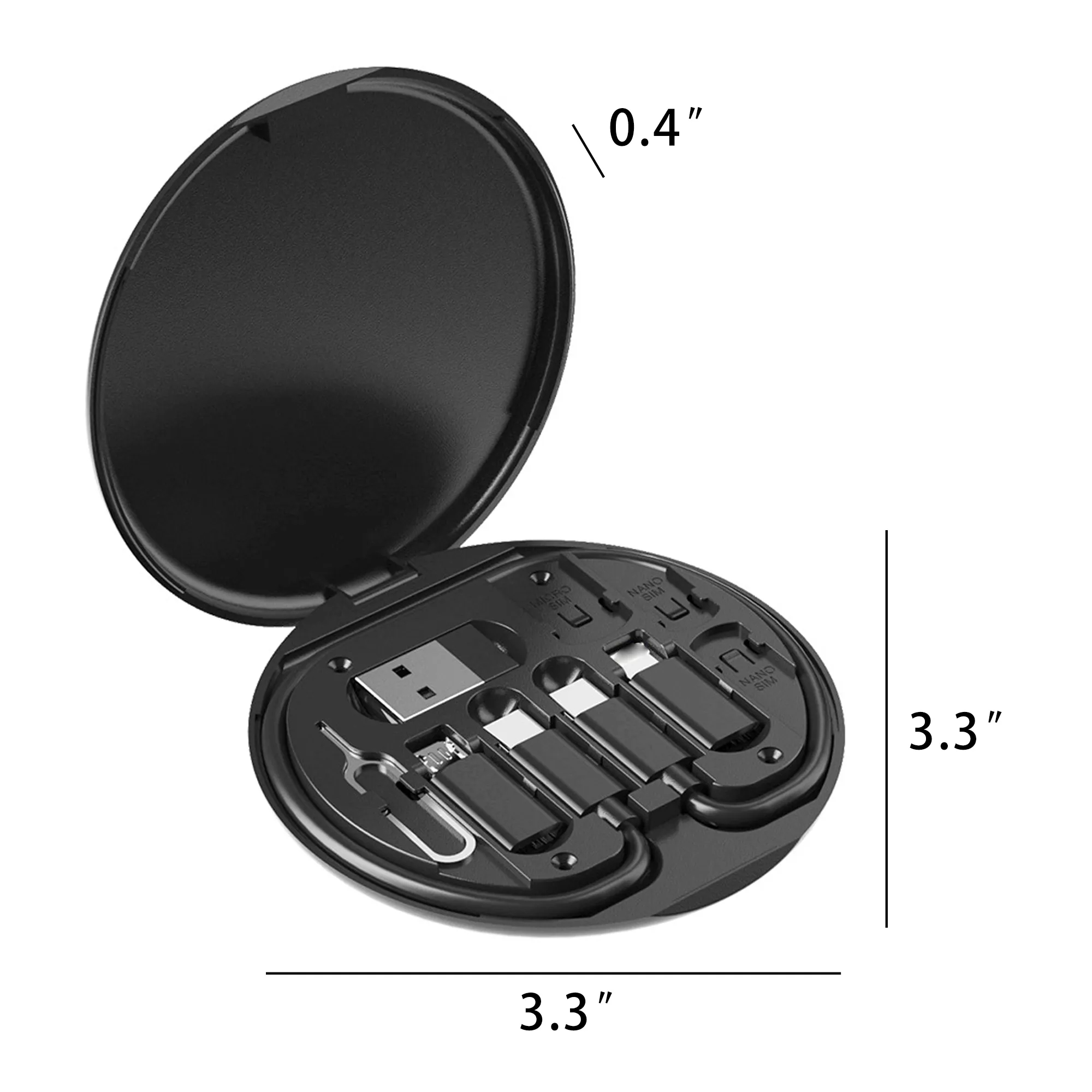 3 in 1 Fast Charging Data Cable Folding Set 6