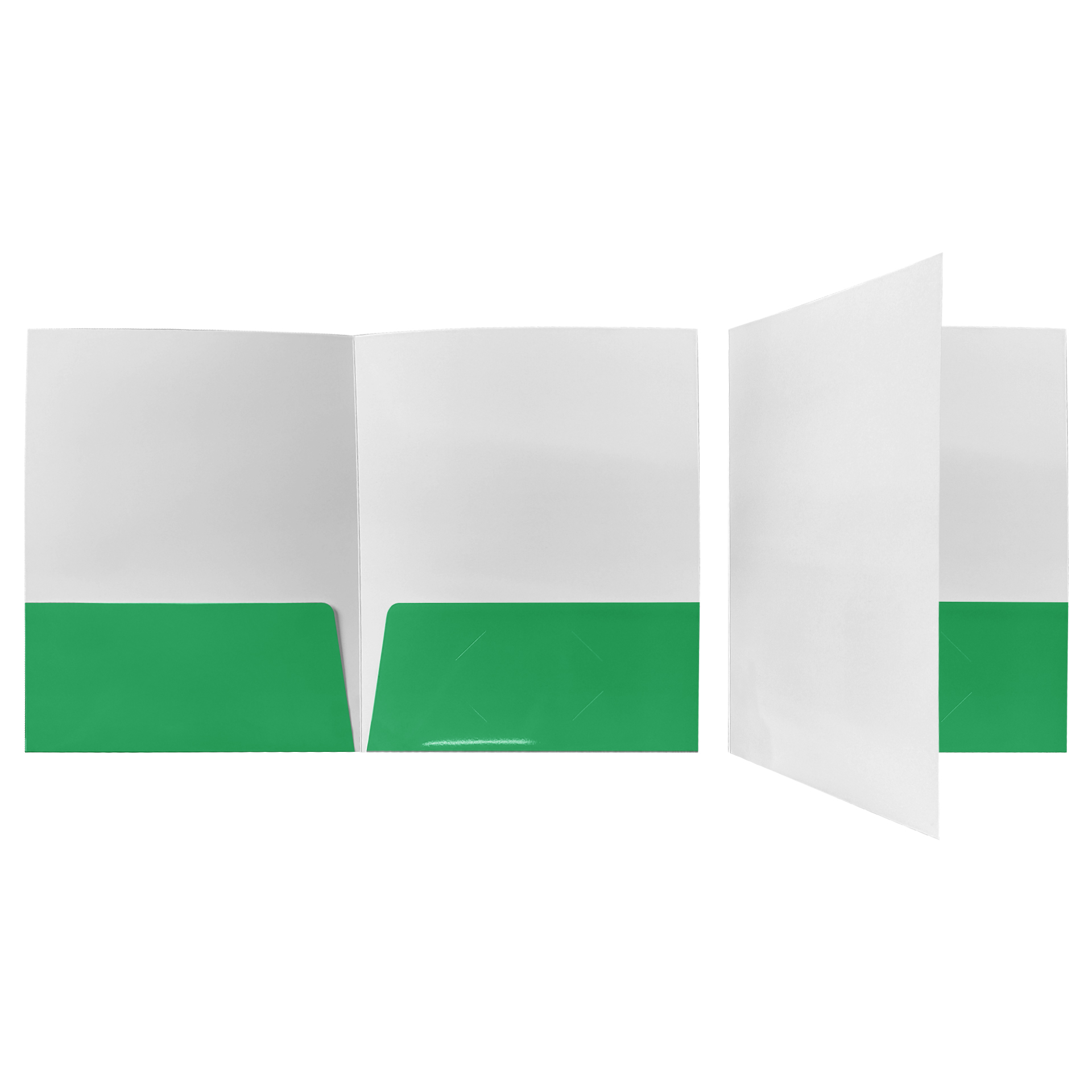 250gsm White Paper Card Folder With UV Gloss For A4 Paper 4