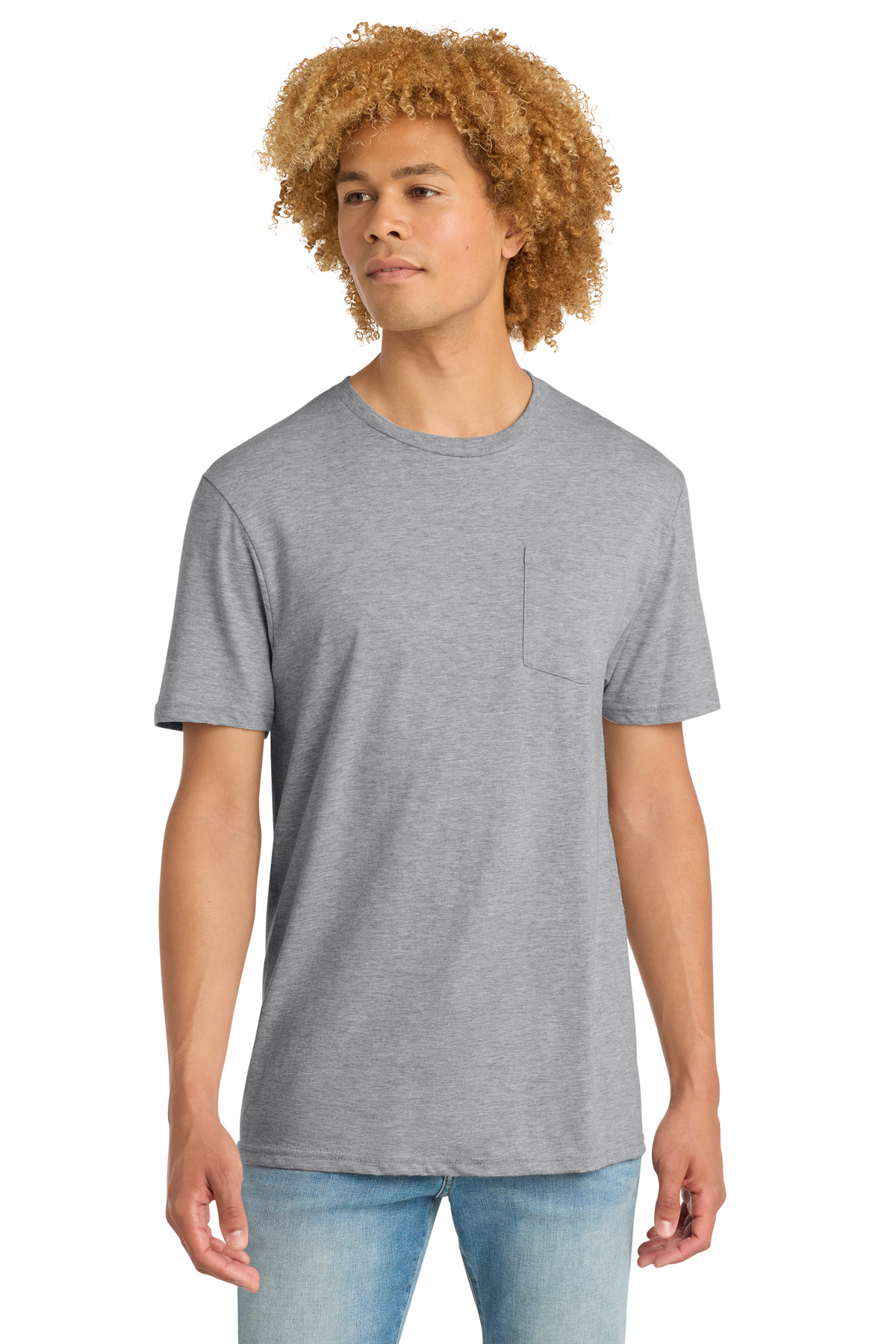 District Very Important Tee with Pocket. DT6000P 53