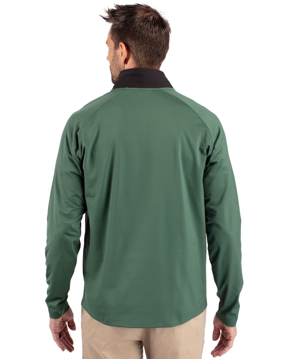 Cutter & Buck Adapt Eco Knit Hybrid Recycled Mens Quarter Zip 43