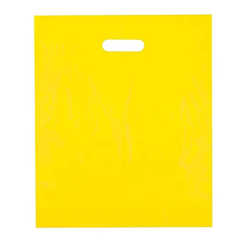 Retail Clothing Packing Die Cut Handle Plastic Bags 6