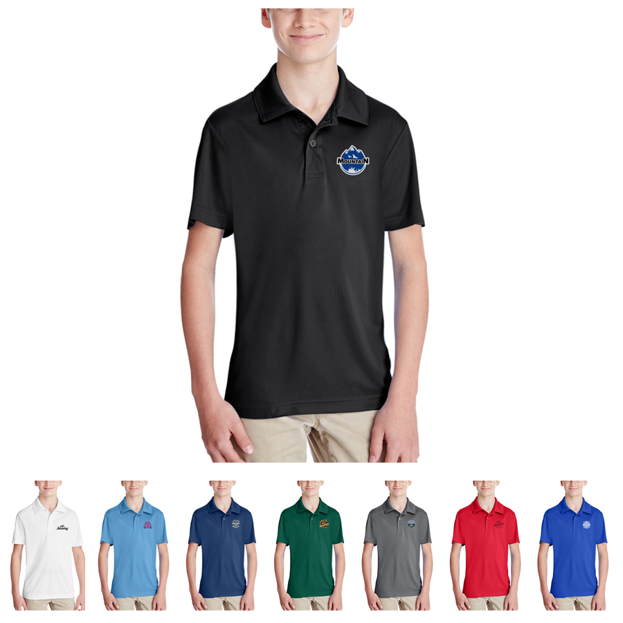 Team 365 Youth Zone Performance Polos 1