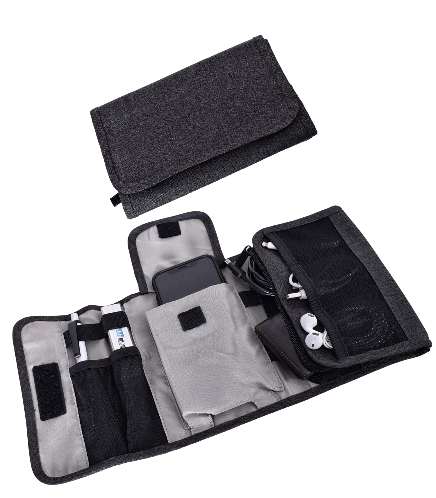 Folding Electronics Organizer Carrying Case 2