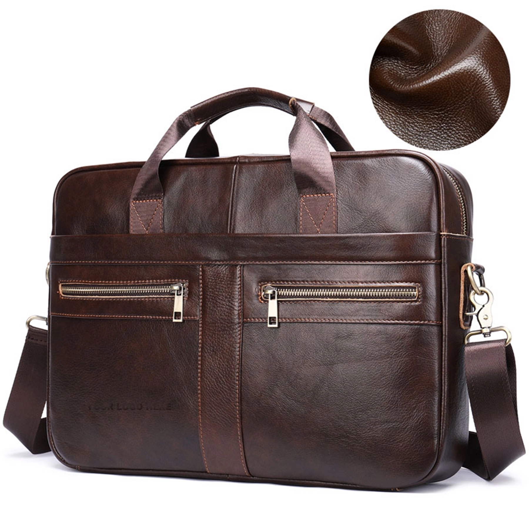 Men'S Genuine Leather Briefcases 2