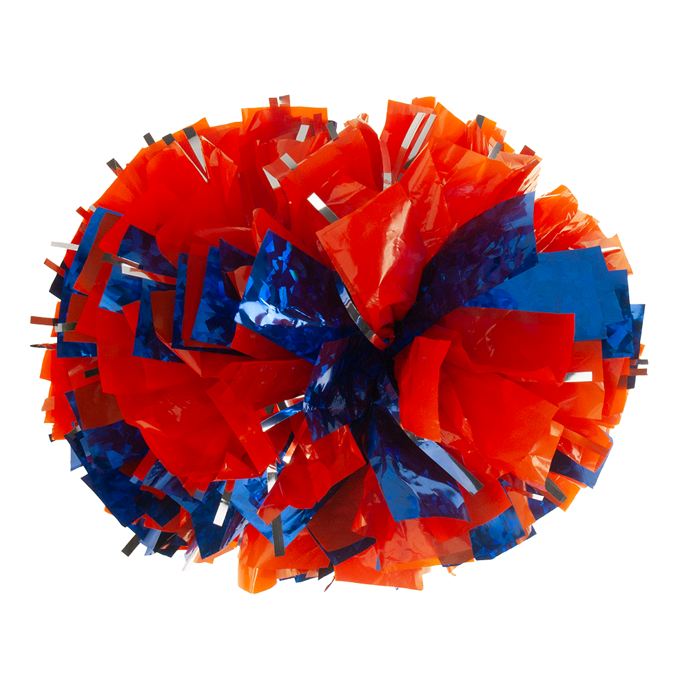Custom Plastic Super Wide Pom with Flash and Glitter 22