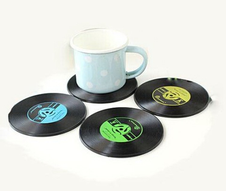 Vinyl Record Coasters 2