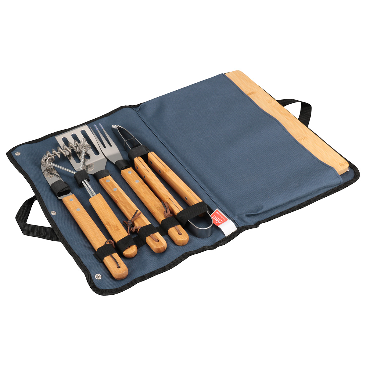 Firepit 5-Piece BBQ Set with Cutting Board & Carrying Case 3
