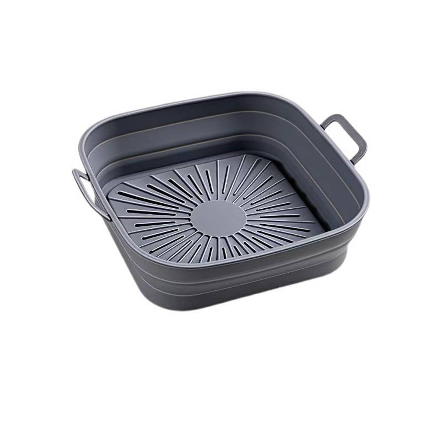 Foldable Silicone Air Fryer Liner – Odorless & Reusable 3
