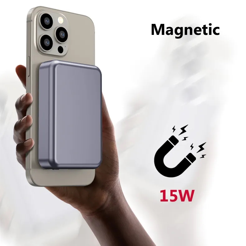 Transparent Magnetic 10000mAh Power Bank 4