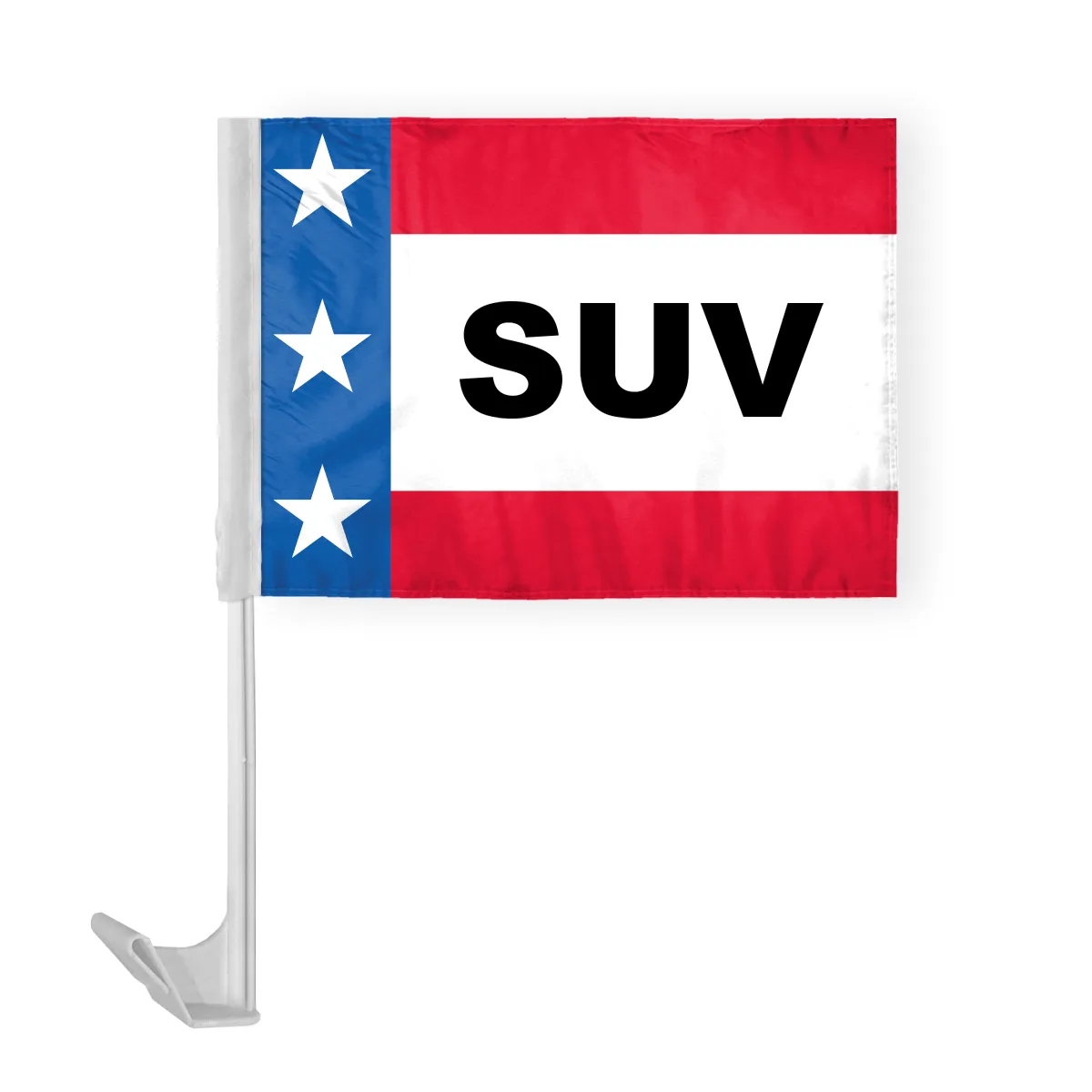 12" x 16" Patriotic Message Car Flag - ePoly 6
