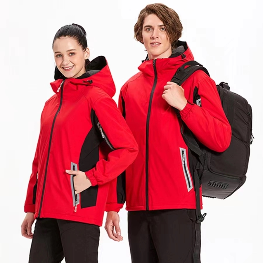 Windproof Winter Coat Outdoor Hooded Rain Jackets 14