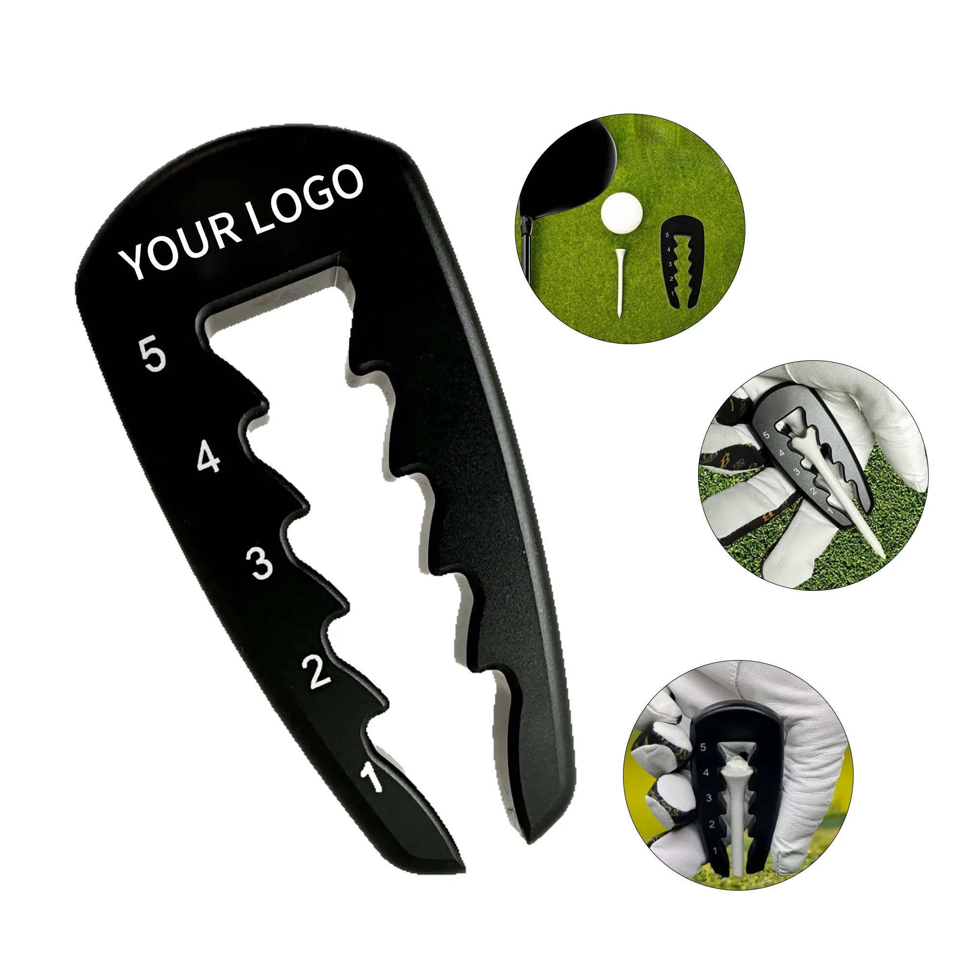 Adjustable Golf Tee Height Tool 1