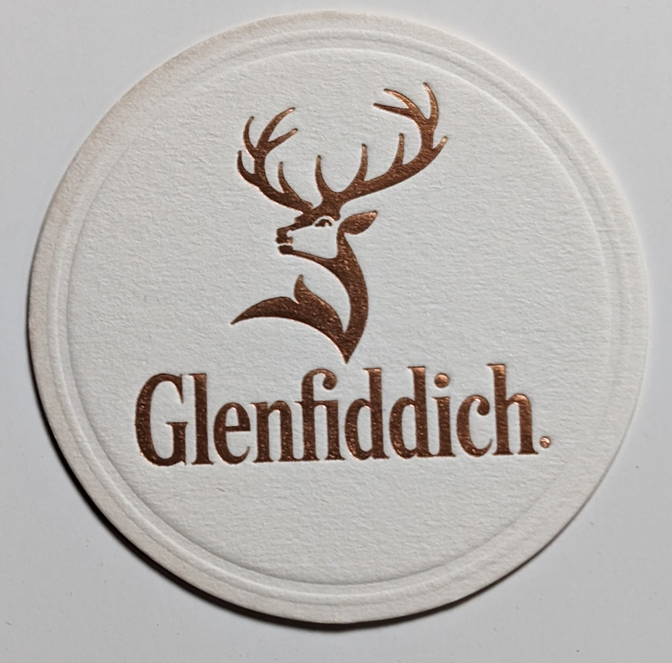 3.5" or 4" circle coasters with foil stamp 1 side Mediumweight 60pt 3