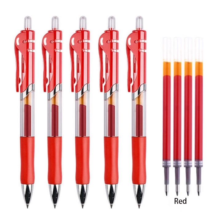 0.5mm Plastic Retractable Gel Pen 4