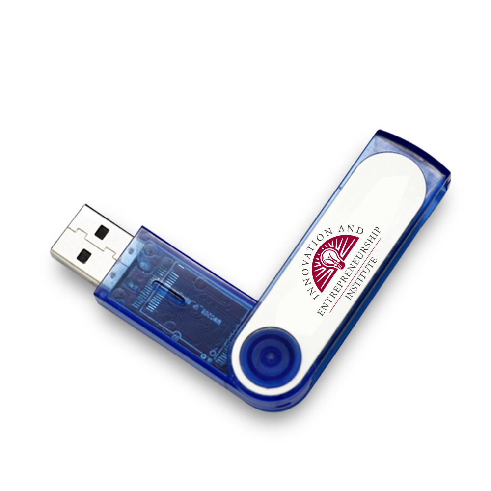 Steward Translucent Oval Showcase Swivel USB 4