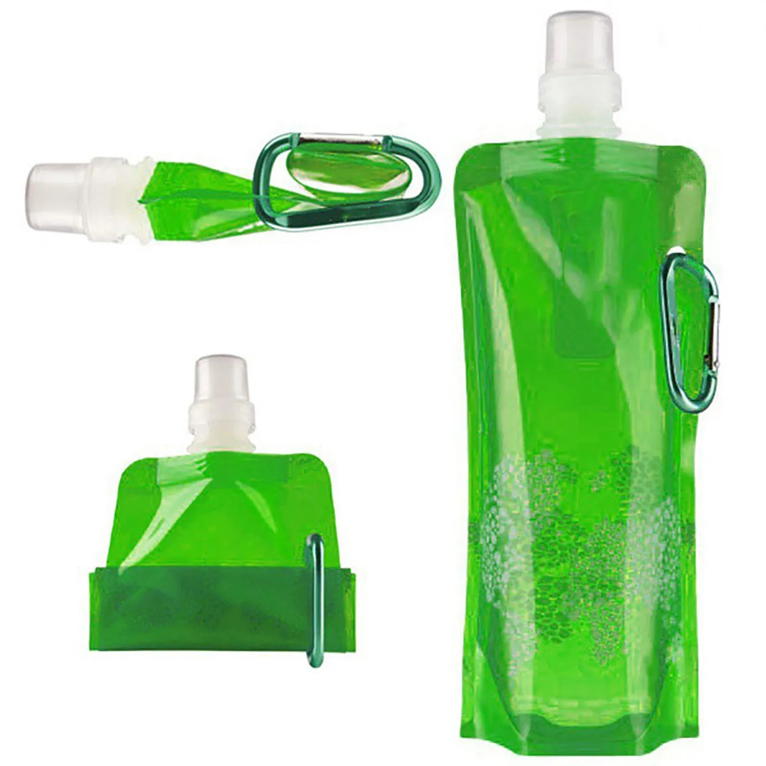 Collapsible Portable Water Bag Pouch Bottle 1