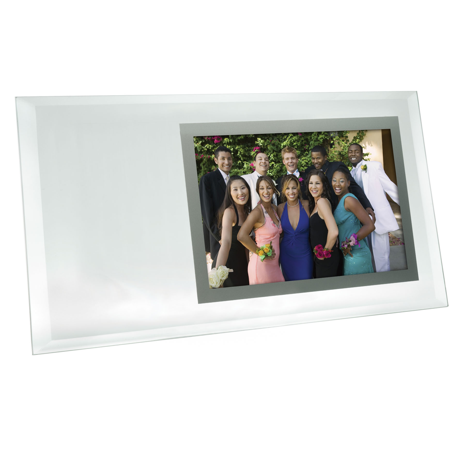 6 x 4 Horizontal Beveled Glass Frame 2