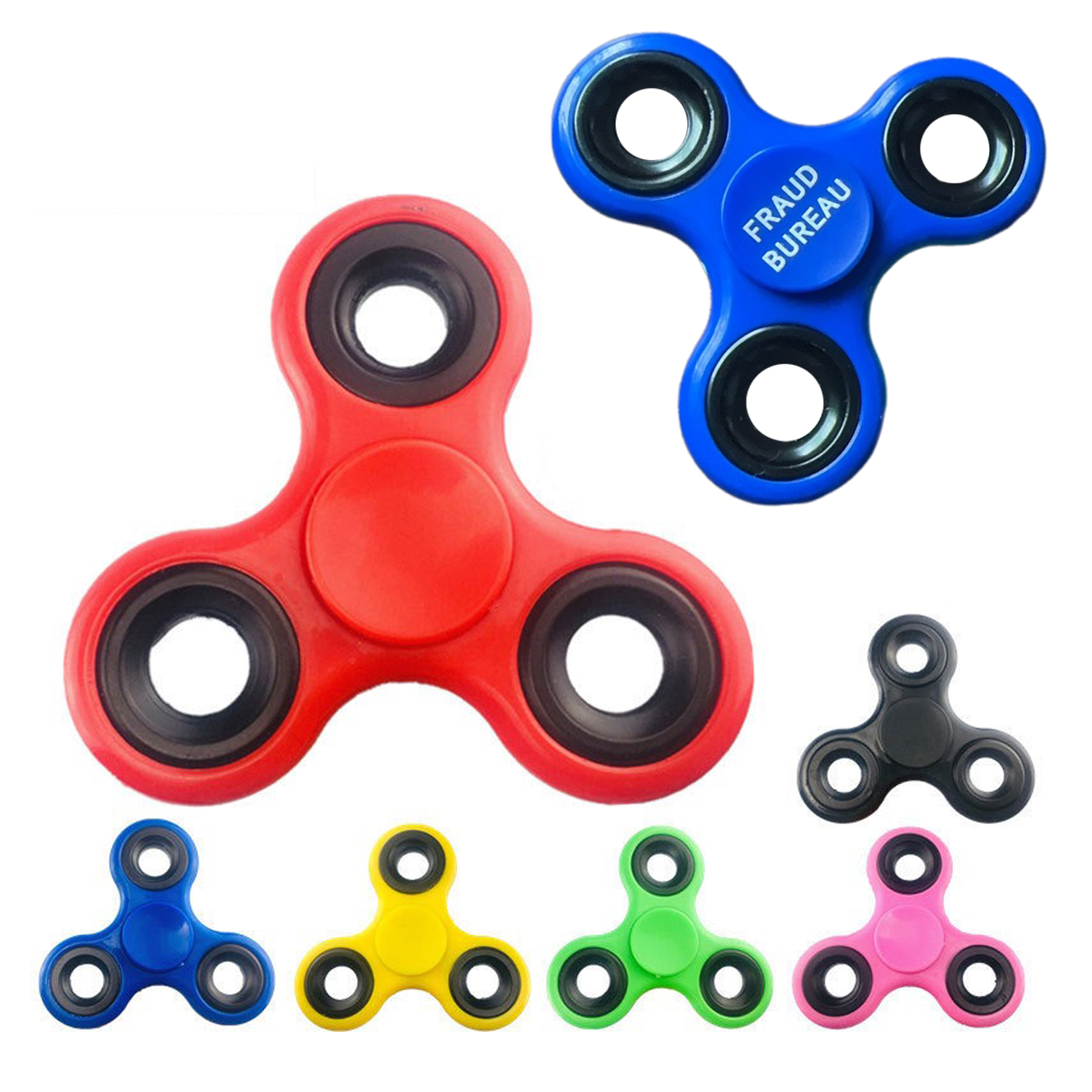 3 Fingers Toys Push Bubble Fidget Spinner 2
